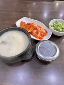 別内屋ソルロンタン　ソルロンタン定食